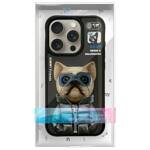 Nimmy etui iPhone 15 Pro 6.1"             czarny/black Cool&Cute 2.0 Dog