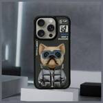 Nimmy etui iPhone 15 Pro Max 6.7"         czarny/black Cool&Cute 2.0 Dog