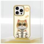 Nimmy etui iPhone 15 Pro Max 6.7" khaki   Cool&Cute 2.0 Cat