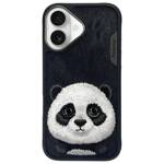 Nimmy etui iPhone 16 6.1" czarny/black    Big Eyed Pet 2.0 Panda