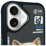 Nimmy etui iPhone 16 6.1" czarny/black    Cool&Cute 2.0 Dog