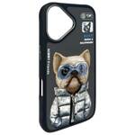 Nimmy etui iPhone 16 6.1" czarny/black    Cool&Cute 2.0 Dog