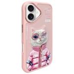 Nimmy etui iPhone 16 6.1" różowy/pink     Cool&Cute 2.0 Cat