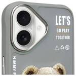 Nimmy etui iPhone 16 6.1" szary/gray      Cool&Cute 2.0 Bear