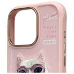 Nimmy etui iPhone 16 Pro 6.3"             różowy/pink Cool&Cute 2.0 Cat