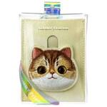 Nimmy portfel na karty khaki Big Eyed     Pet 2.0 Cat