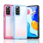 OUTER SPACE CASE CASE FOR XIAOMI REDMI NOTE 11 HARD COVER WITH GEL FRAME TRANSPARENT