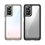 OUTER SPACE CASE CASE FOR XIAOMI REDMI NOTE 11 HARD COVER WITH GEL FRAME TRANSPARENT