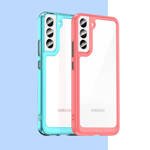 OUTER SPACE CASE COVER FOR SAMSUNG GALAXY S22 + (S22 PLUS) HARD COVER WITH GEL FRAME BLUE