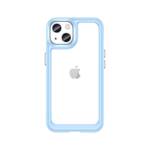 OUTER SPACE CASE FOR IPHONE 13 HARD COVER WITH GEL FRAME BLUE