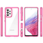 OUTER SPACE CASE FOR SAMSUNG GALAXY A53 5G COVER WITH A FLEXIBLE FRAME PINK