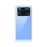 OUTER SPACE CASE FOR XIAOMI POCO M4 PRO COVER WITH A FLEXIBLE FRAME BLUE