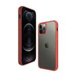 PanzerGlass ClearCase iPhone 12 Pro Max Mandarin Red AB