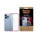 PanzerGlass ClearCase iPhone 13 Pro 6,1" Antibacterial Military grade Strawberry 0340