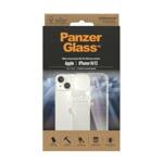 PanzerGlass HardCase iPhone 14 / 15 / 13 6,1" Antibacterial Military grade transparent 0401