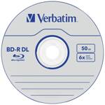 Płyty Blu-ray Verbatim 50GB 6X BD-R DL    5szt szary 43748