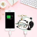 Powerbank 3D Panda 2200 mAh Keychain Multicolored