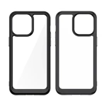 REINFORCED CASE WITH FLEXIBLE FRAME FOR IPHONE 15 PRO OUTER SPACE - TRANSPARENT