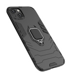 RING ARMOR CASE FOR IPHONE 14 PRO ARMORED COVER MAGNETIC HOLDER RING BLACK