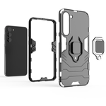 RING ARMOR CASE FOR SAMSUNG GALAXY S23+ ARMORED COVER MAGNETIC HOLDER RING BLACK