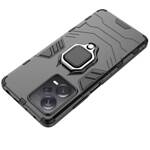 RING ARMOR CASE FOR XIAOMI REDMI NOTE 12 PRO+ ARMORED COVER MAGNETIC HOLDER RING BLACK