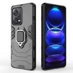 RING ARMOR CASE FOR XIAOMI REDMI NOTE 12 PRO+ ARMORED COVER MAGNETIC HOLDER RING BLACK