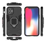RING ARMOR CASE KICKSTAND TOUGH RUGGED COVER FOR IPHONE 12 MINI BLACK