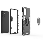 RING ARMOR CASE KICKSTAND TOUGH RUGGED COVER FOR SAMSUNG GALAXY A72 4G BLACK