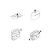 RINGKE ONYX APPLE AIRPODS PRO 1 / 2 WARM GREY