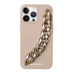 SBS Purple Classy String Case Cover for iPhone 12 Pro Max with chain