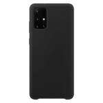 SILICONE CASE SOFT FLEXIBLE RUBBER COVER FOR SAMSUNG GALAXY A72 4G BLACK