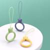 SILICONE PHONE LANYARD RING BEAR LIGHT GREEN