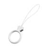 SILICONE PHONE LANYARD RING DIAMOND WHITE