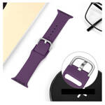 SILICONE STRAP APS SILICONE WATCH BAND ULTRA / 8/7/6/5/4/3/2 / SE (49/45/44 / 42MM) STRAP WATCHBAND PURPLE