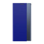 SLEEP CASE BOOKCASE TYPE CASE WITH SMART WINDOW FOR IPHONE 13 MINI BLUE