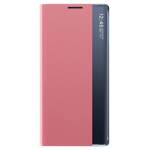 SLEEP CASE BOOKCASE TYPE CASE WITH SMART WINDOW FOR XIAOMI REDMI K40 PRO+ / K40 PRO / K40 / POCO F3 PINK