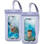 SPIGEN A601 UNIVERSAL WATERPROOF CASE 2-PACK AQUA BLUE