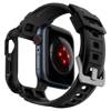 SPIGEN RUGGED ARMOR ”PRO” APPLE WATCH 4 / 5 / 6 / 7 / 8 / 9 / SE (40 / 41 MM) BLACK