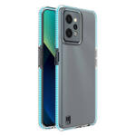 SPRING CASE FOR REALME C31 SILICONE COVER WITH FRAME LIGHT BLUE