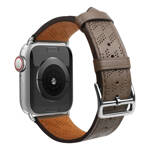 STRAP LEATHER LEATHER STRAP FOR APPLE WATCH ULTRA, SE, 8, 7, 6, 5, 4, 3, 2, 1 (49, 45, 44, 42 MM) BRACELET DARK BROWN