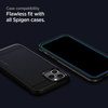 SZKŁO HARTOWANE SPIGEN GLASS FC IPHONE 12 MINI BLACK