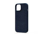 "Salmon Leather MagSafe" Cover for Apple iPhone 15 Pro Max, blue