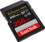 SanDisk karta pamięci 256GB SDXC Extreme Pro 200 / 140 MB/s C10 V30 UHS-I U3