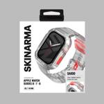 Skinarma pasek+etui Saido 2in1 Apple      Watch 45/44mm przezroczysty/clear