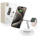 TECH-PROTECT QI15W-A35 3IN1 MAGNETIC MAGSAFE WIRELESS CHARGER WHITE