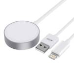 TECH-PROTECT ULTRABOOST 2IN1 MAGNETIC CHARGING CABLE & LIGHTNING 150CM APPLE WATCH WHITE