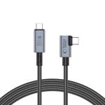 TECH-PROTECT ULTRABOOST MAX ”L” USB 4.0 8K 40GBPS TYPE-C CABLE PD240W 150CM GREY