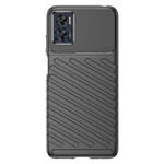 THUNDER CASE CASE FOR MOTOROLA MOTO E32 SILICONE ARMOR CASE BLACK