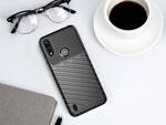 THUNDER CASE FLEXIBLE ARMORED COVER FOR MOTOROLA MOTO E7 POWER BLACK