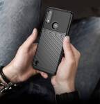 THUNDER CASE FLEXIBLE ARMORED COVER FOR MOTOROLA MOTO E7 POWER BLACK